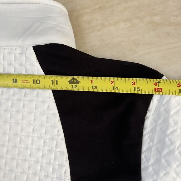 NEW NVO Women’s Golf Top UPF40+ Mikaela Jacket White Size S/P Full Zip Stretch - Picture 7 of 10